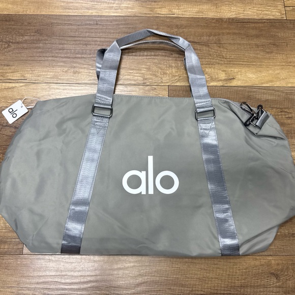 ALO Yoga gray Duffel Bag
